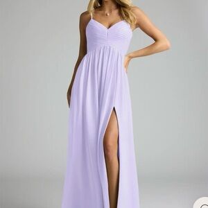 Elegant lilac Dress